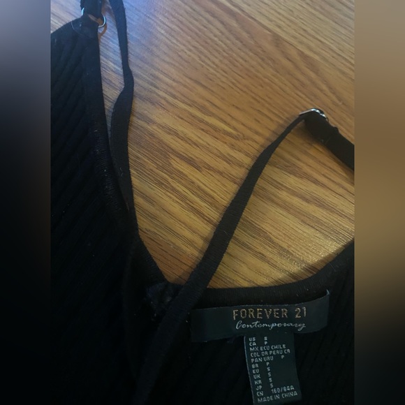 Forever 21 Ribbed Button Down Front Knit Mini Dress - Picture 5 of 6